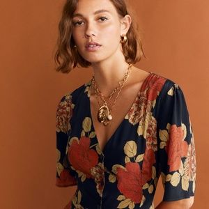 Midi floral dress